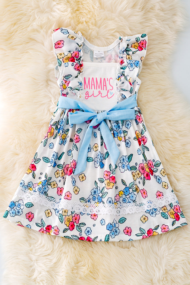 "Mama's Girl" Floral Printed Dress