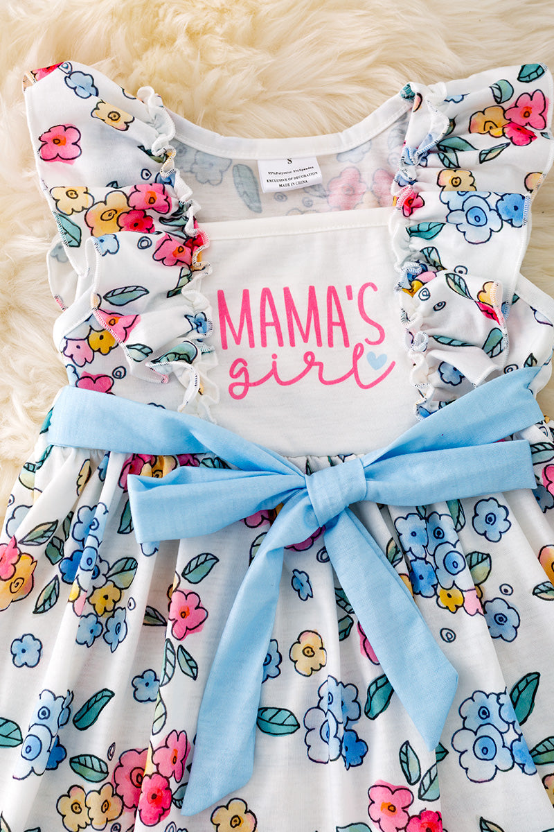 "Mama's Girl" Floral Printed Dress