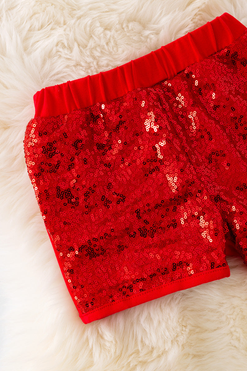 Girl front sequins shorts. Available in 3 colors.