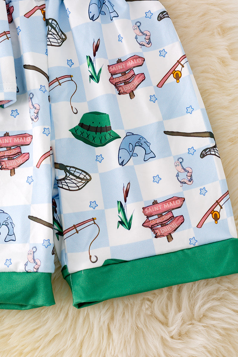 Fishing buddy printed checker set. OFB40109