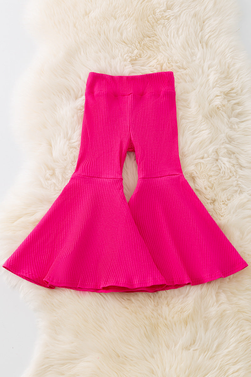 Girls ribbed bell bottoms! (AVAILABLE IN 6 COLORS)