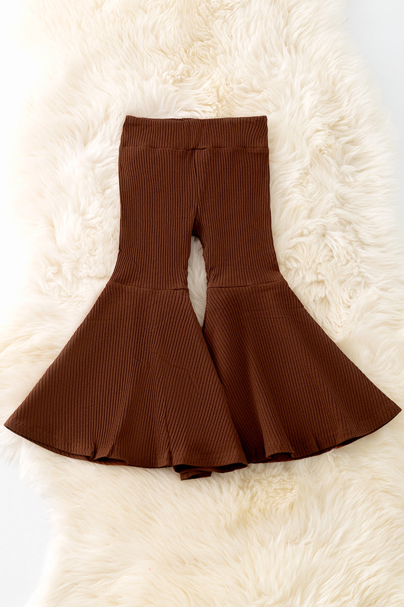 Girls ribbed bell bottoms! (AVAILABLE IN 6 COLORS)