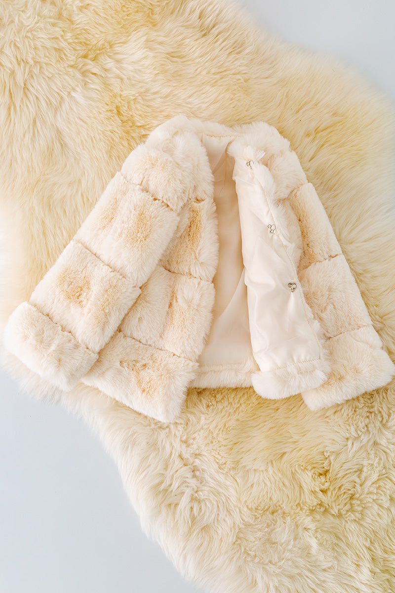 Furr puffy jacket, lux jacket.