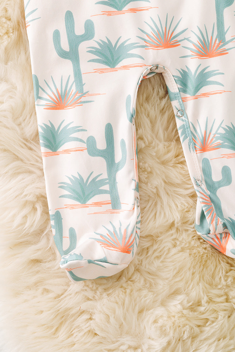 Catus printed western baby bodysuit w/snapps. (WESTERN) RPG52262