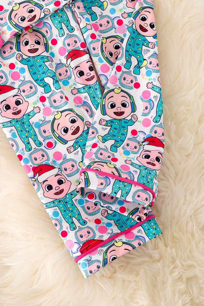 Toddler Character printed pajama set.