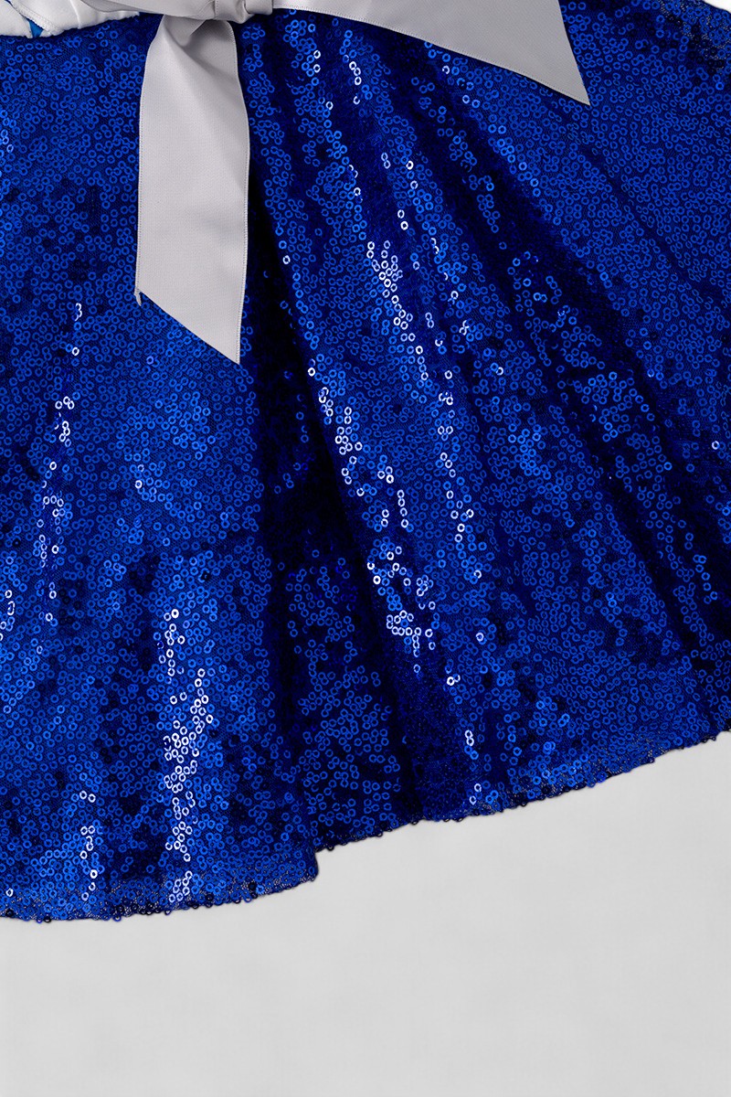 Star Pattern Dress w/ Shimmer Skirt