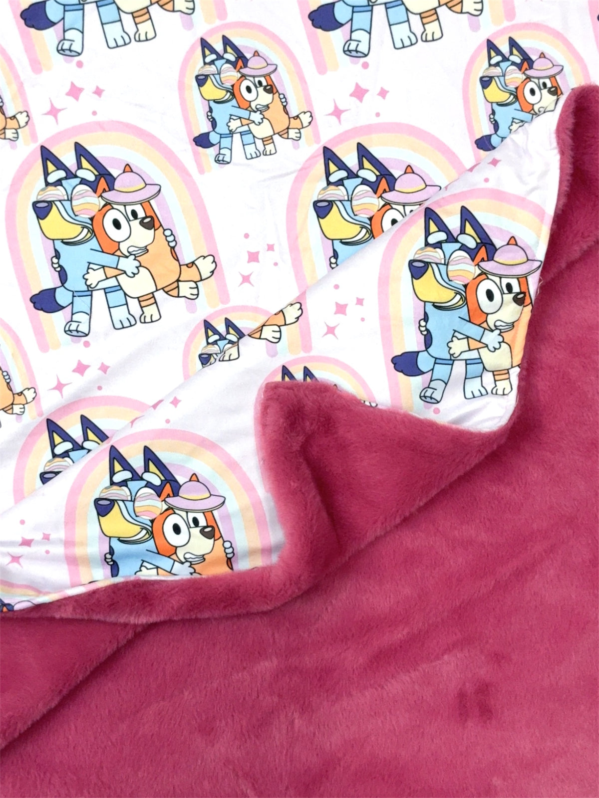 50" x 60" pup printed throw blanket. BL102329-50*60inches