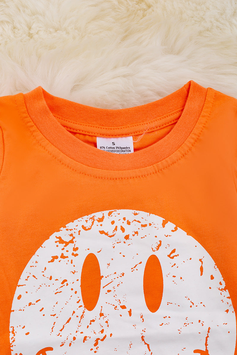 Orange happy smile T-Shirt