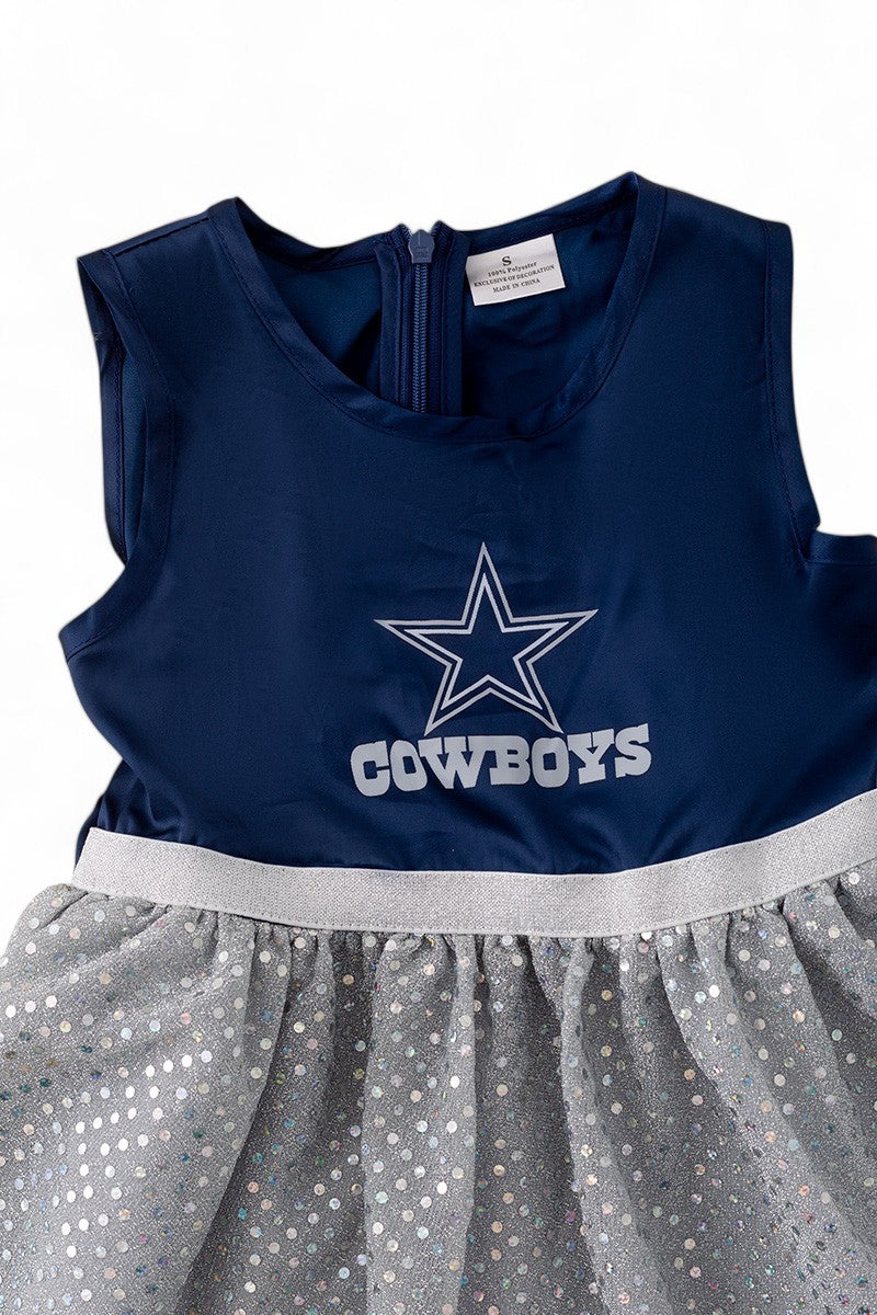 Dallas Cowboys shimmer dress. (Game Day)