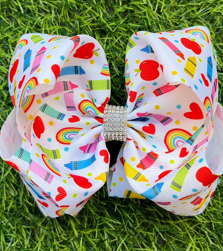 Printed Hair Bows