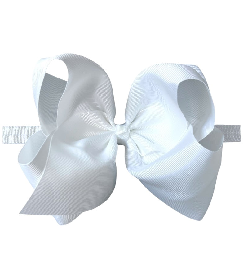 6"Baby headbands available in 10 colors.