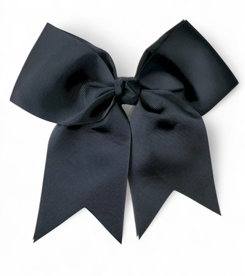 8" X 8" Cheer leader hair bows with alligator clip.