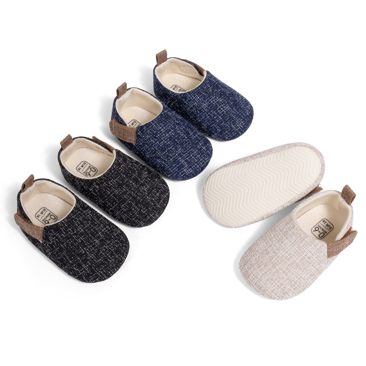 Cute Cloth slip on baby shoes. PT5138