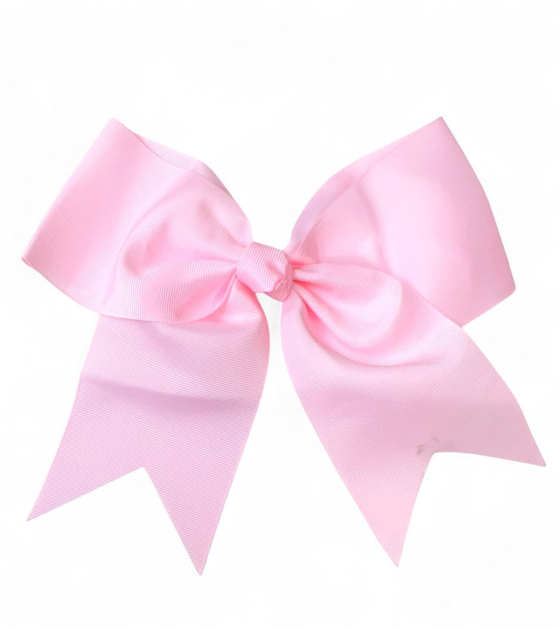 8" X 8" Cheer leader hair bows with alligator clip.