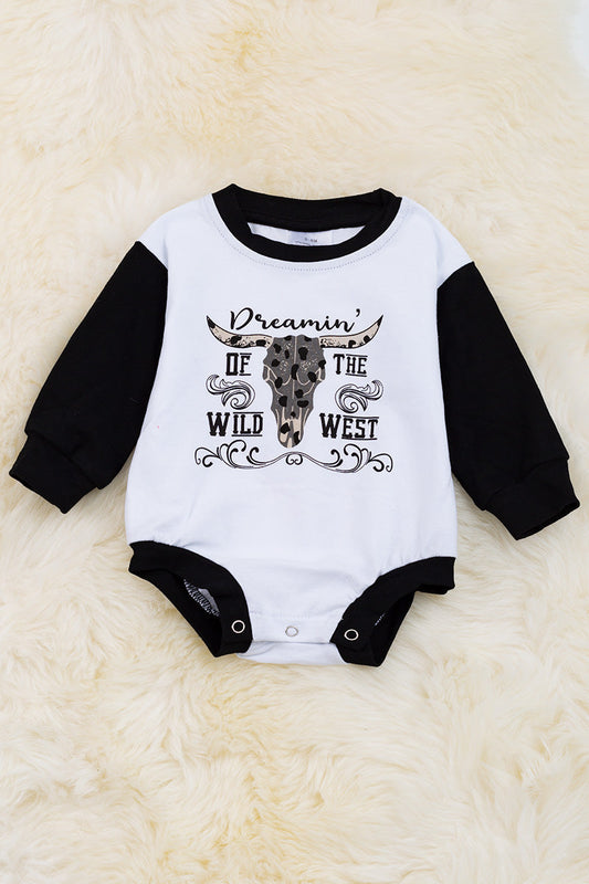 Wild west boys western onesie.