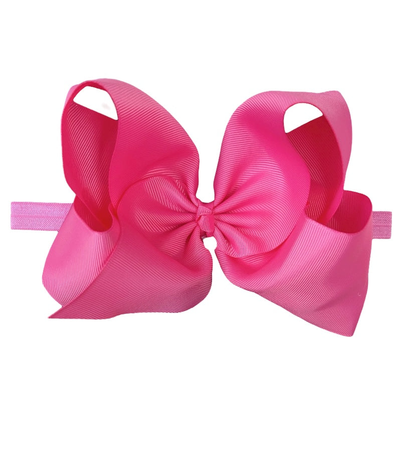 6"Baby headbands available in 10 colors.