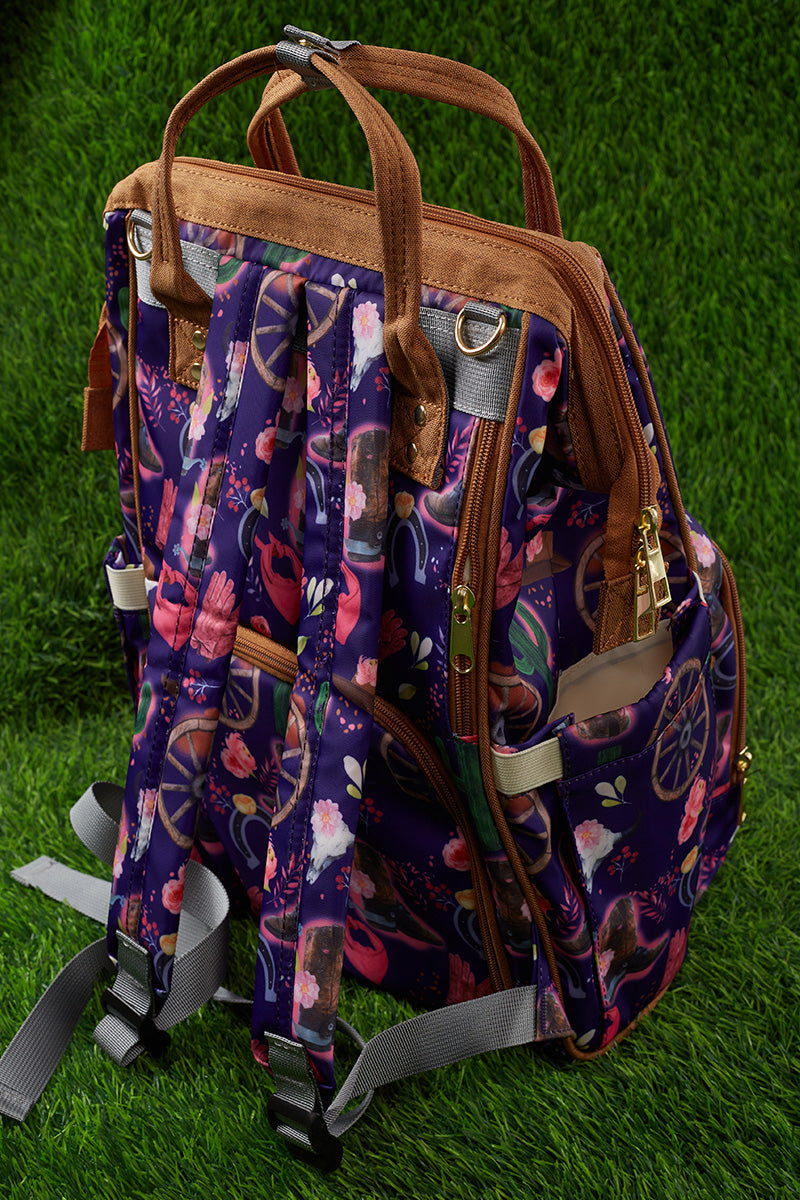 PURPLE BOOTS AND FLOWERS BBG25153033