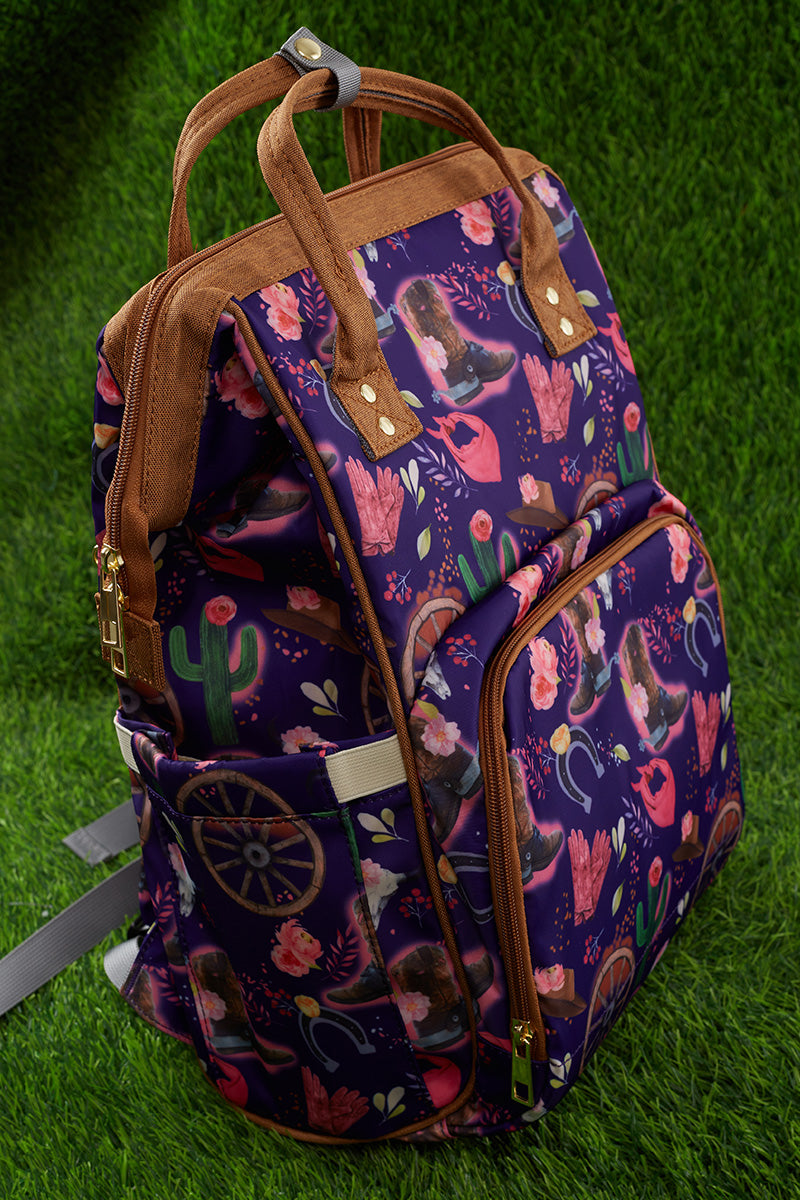 PURPLE BOOTS AND FLOWERS BBG25153033