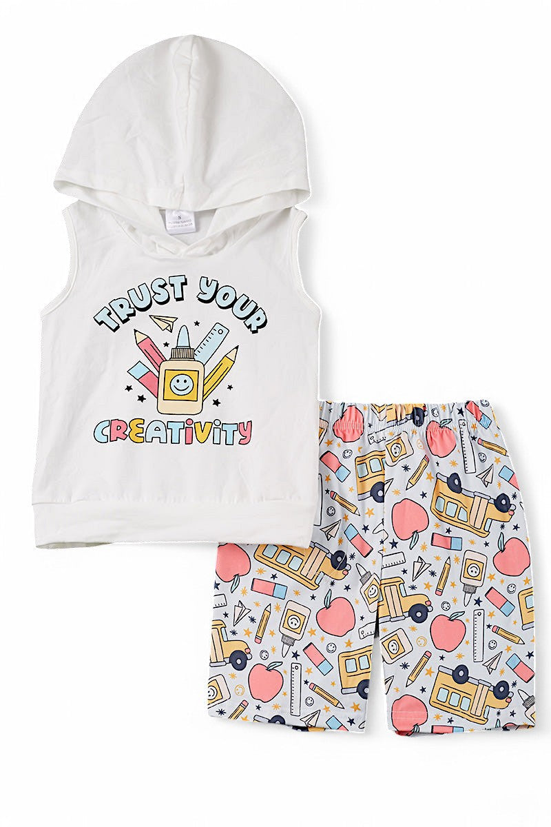 Trust your creativity" boys back to school set. OFB35153001 -A-