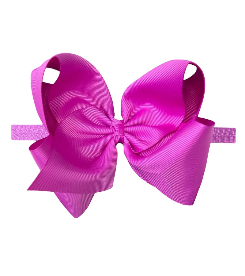 6"Baby headbands available in 10 colors.