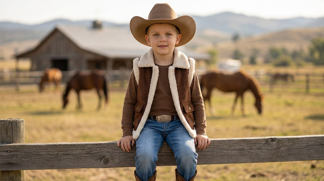 Chocolate brown sherpa vest w/pockets. TPG60370 -A-