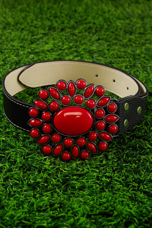 RED GIRLS CONCHO BELT. ACG25153077 S