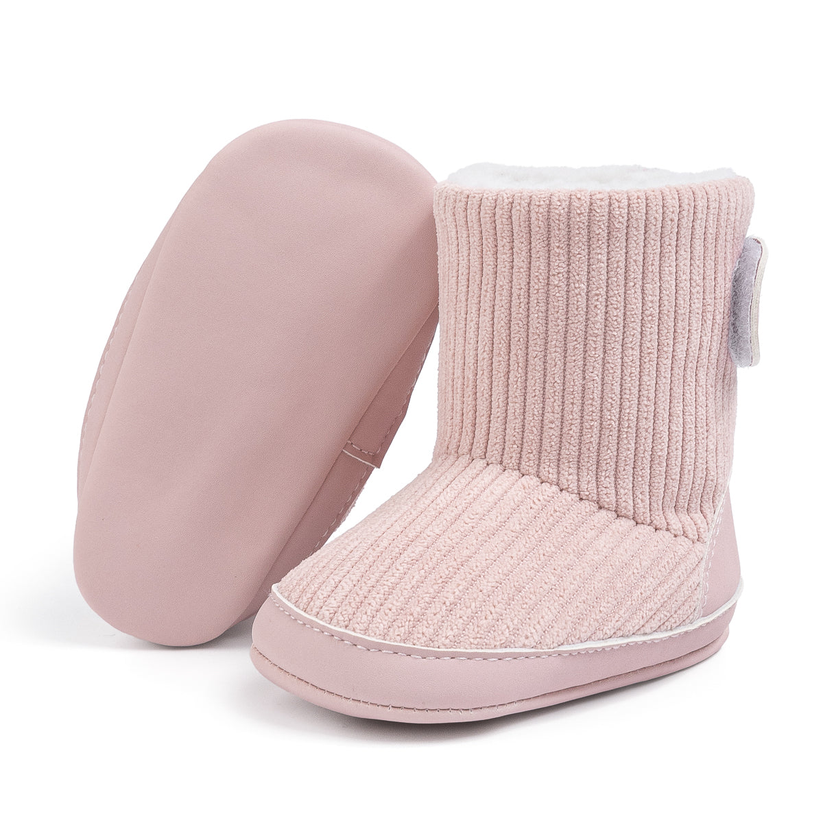 Inner sherpa ribbed baby boots. CG5406