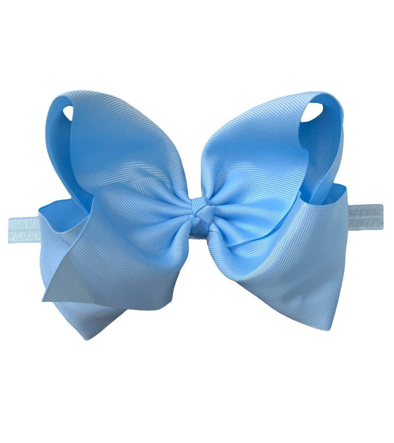 6"Baby headbands available in 10 colors.