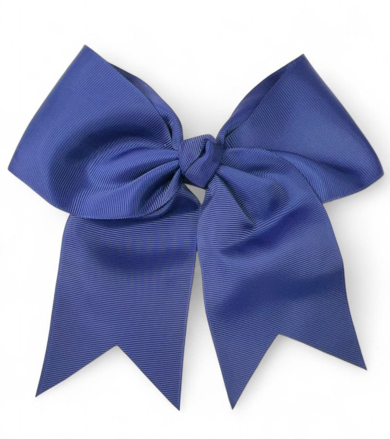 8" X 8" Cheer leader hair bows with alligator clip.