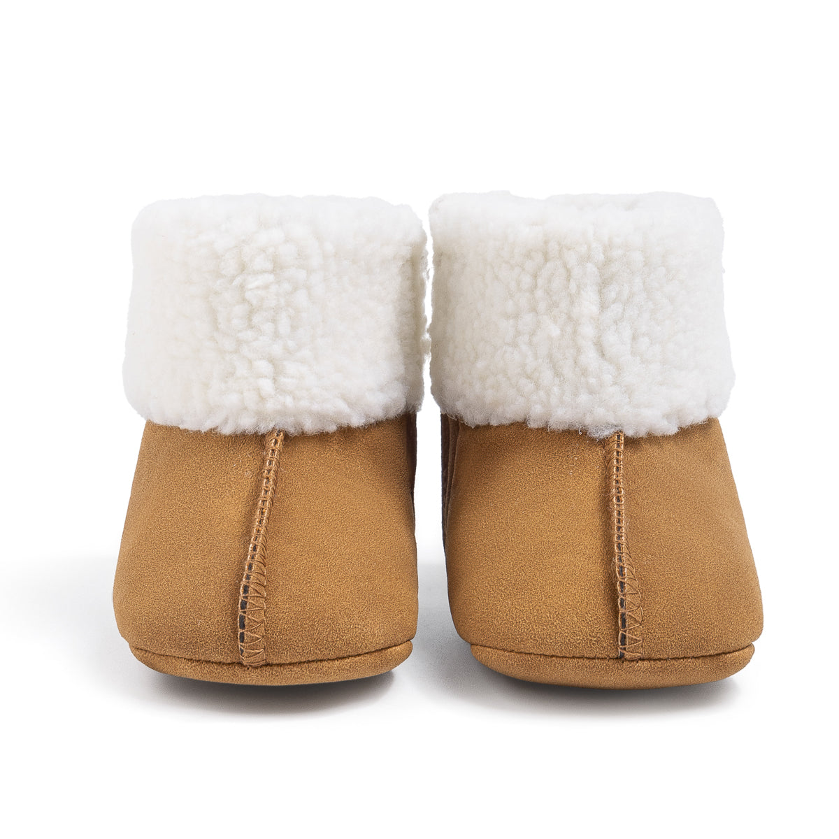 Khaki faux suede with white sherpa. CG5405