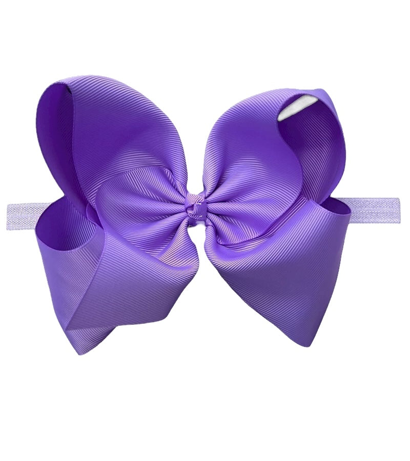 6"Baby headbands available in 10 colors.