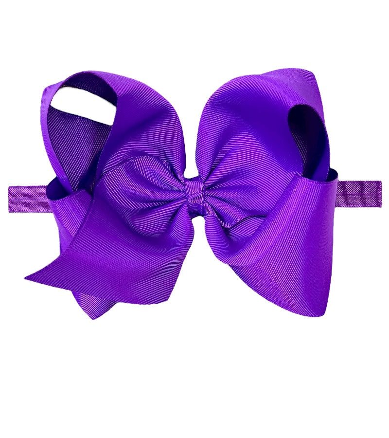 6"Baby headbands available in 10 colors.