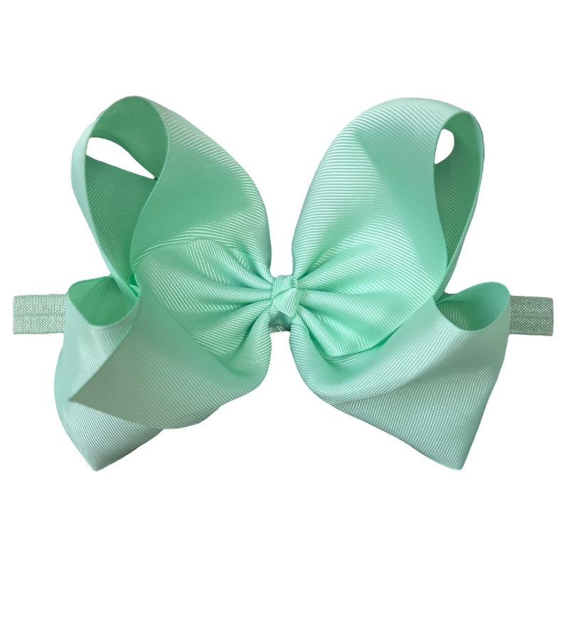 6"Baby headbands available in 10 colors.