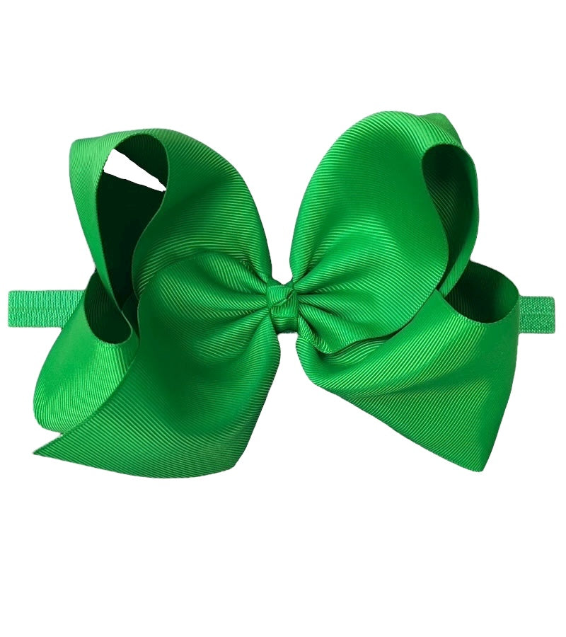 6"Baby headbands available in 10 colors.