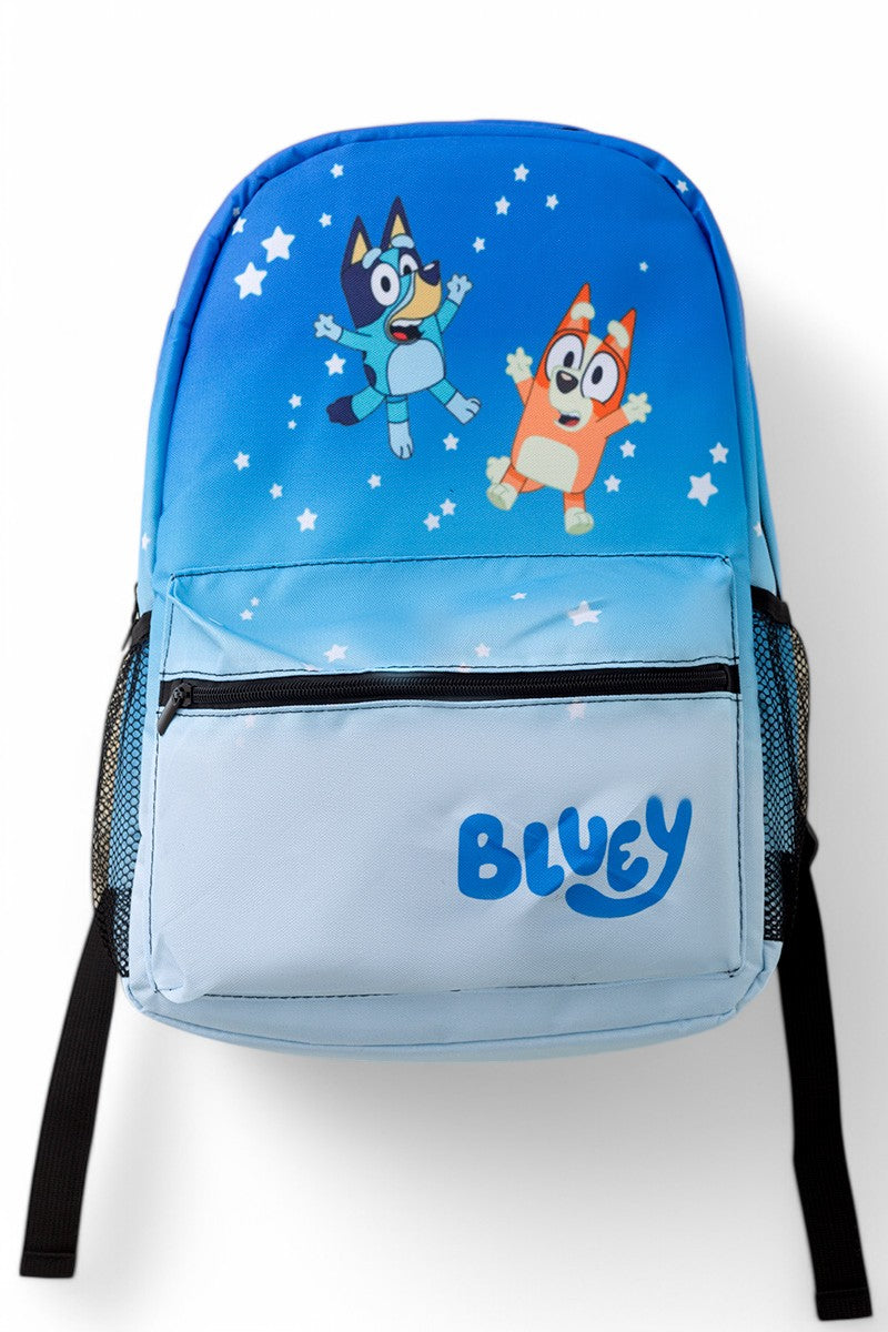 12"X6.7"X16" Kids backpacks available in 3 prints.