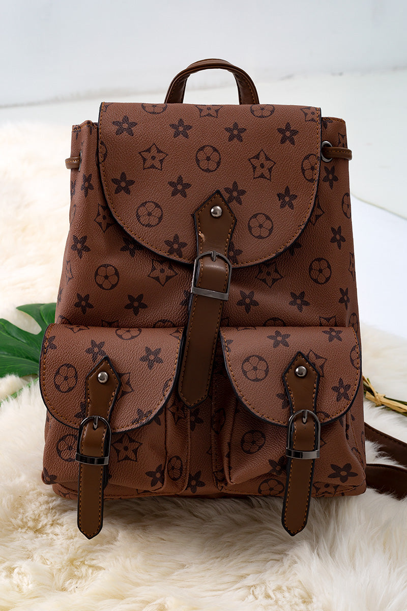 11-inch height pleather backpacks. Available in 4 colors.-
