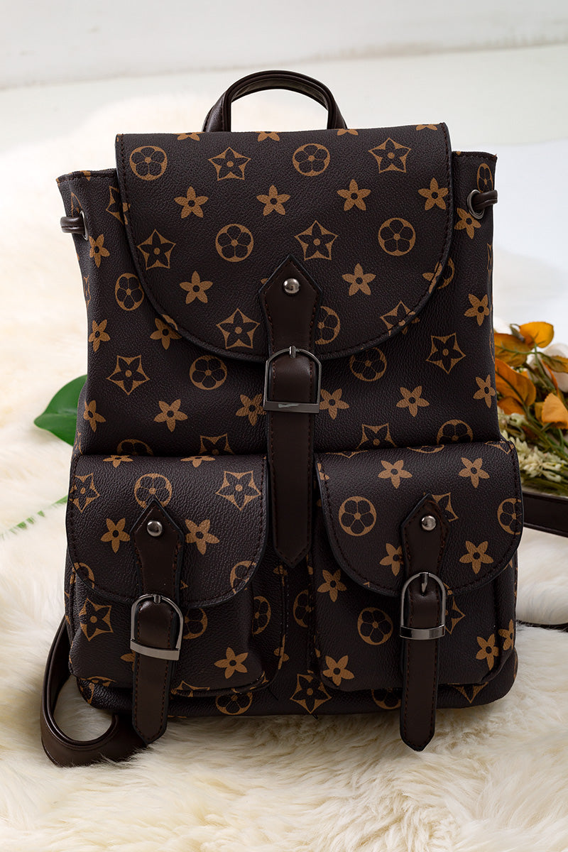 11-inch height pleather backpacks. Available in 4 colors.-