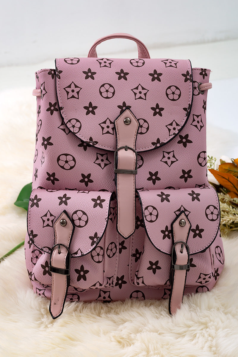 11-inch height pleather backpacks. Available in 4 colors.-
