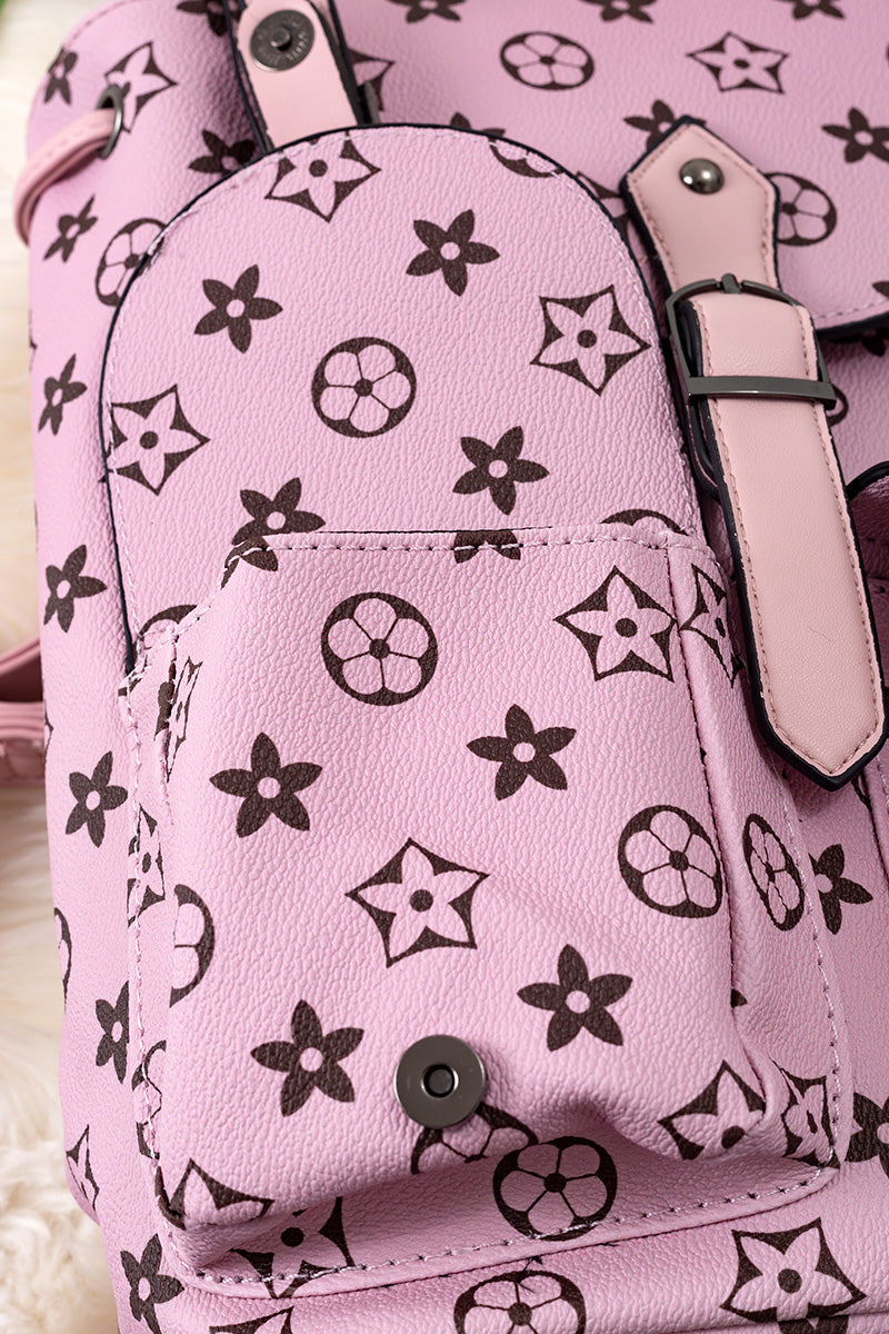 11-inch height pleather backpacks. Available in 4 colors.-