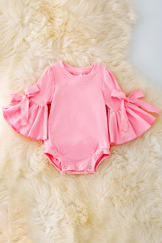 Bell sleeve stretchy and soft onesie. (Available in 5 colors)