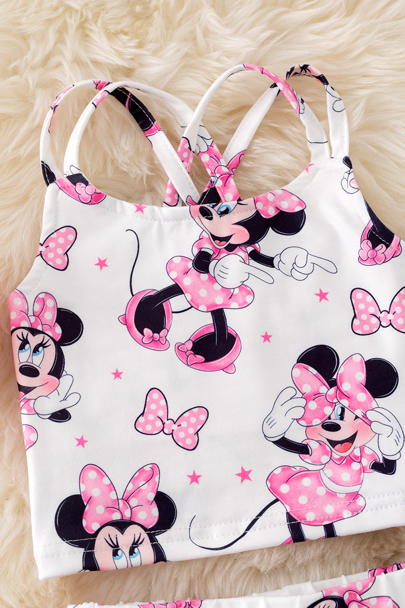 Cute Character printed girls skort set. OFG50907
