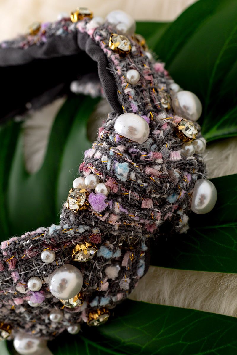 Super Cute pearl & rhinestone headband for girls.