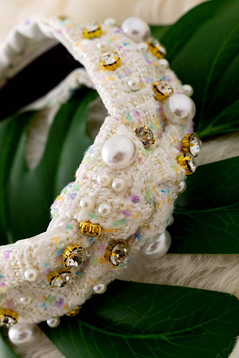 Super Cute pearl & rhinestone headband for girls.