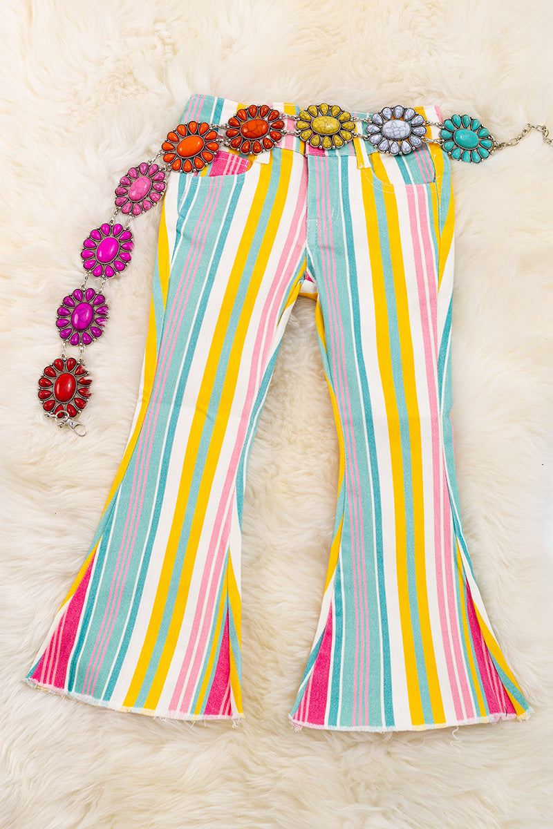 Multi-color concho belt. C-2024