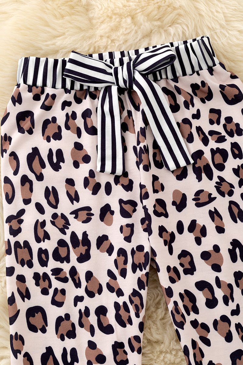 Animal printed girls pajamas PJG60350 A-