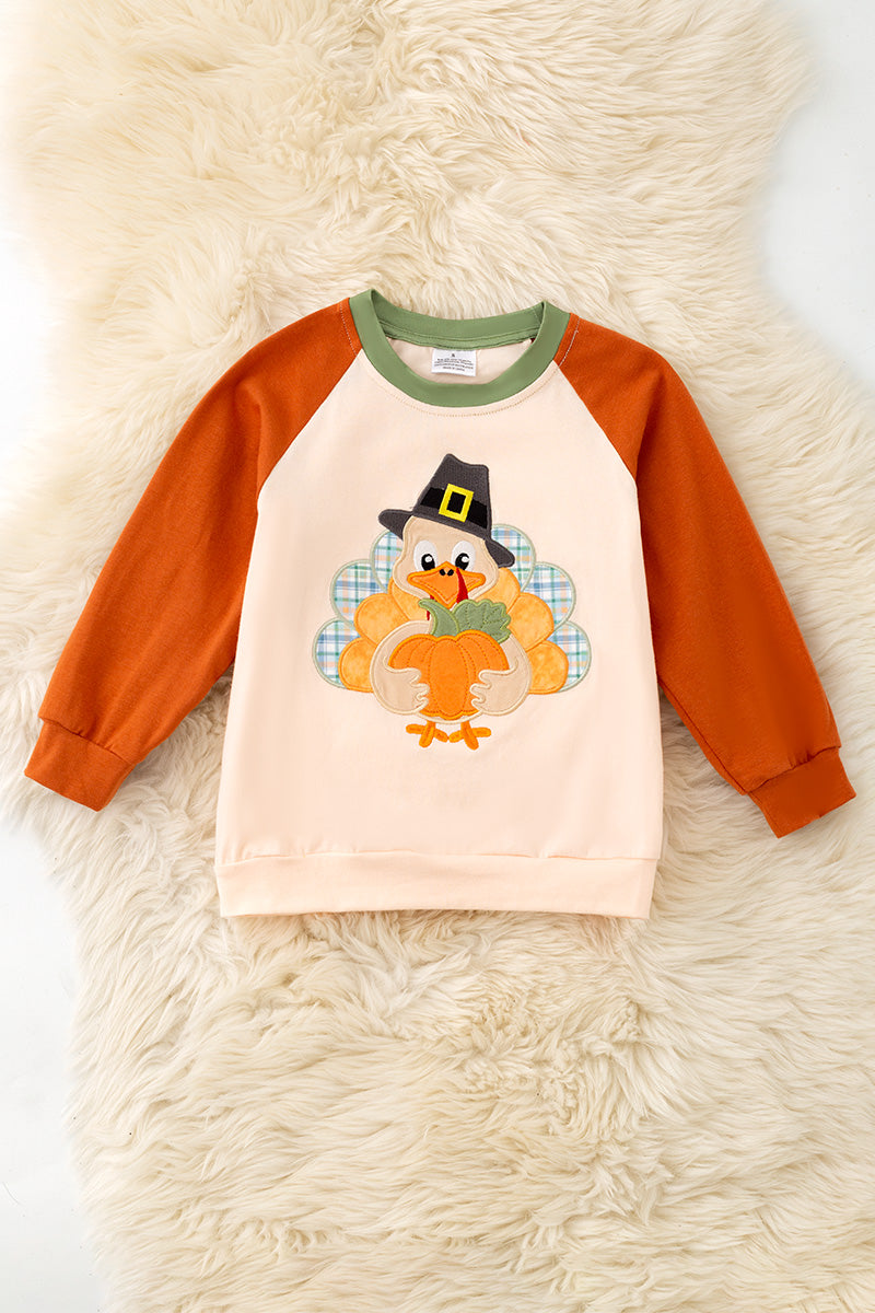 Turkey application boys pullover shirt. TPB60388 M-