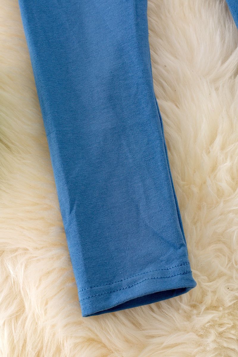 Back to school ruffle tunic & leggings. OFG41467 -M-