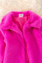 Load image into Gallery viewer, Fuchsia fur cardigan.
