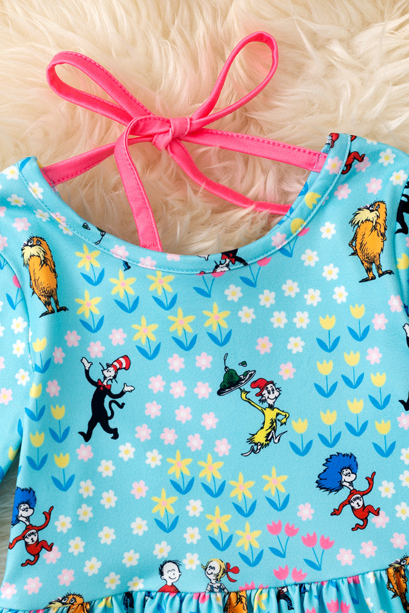Dr.S character printed girls  2 piece set