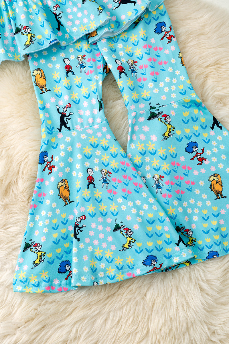 Dr.S character printed girls  2 piece set